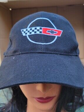 Chevrolet Corvette C5 Logo Black Baseball Cap,